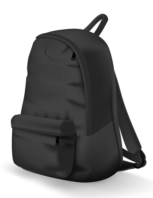 🎒 Customizable Black Backpack – You Name It, We Embroider It!