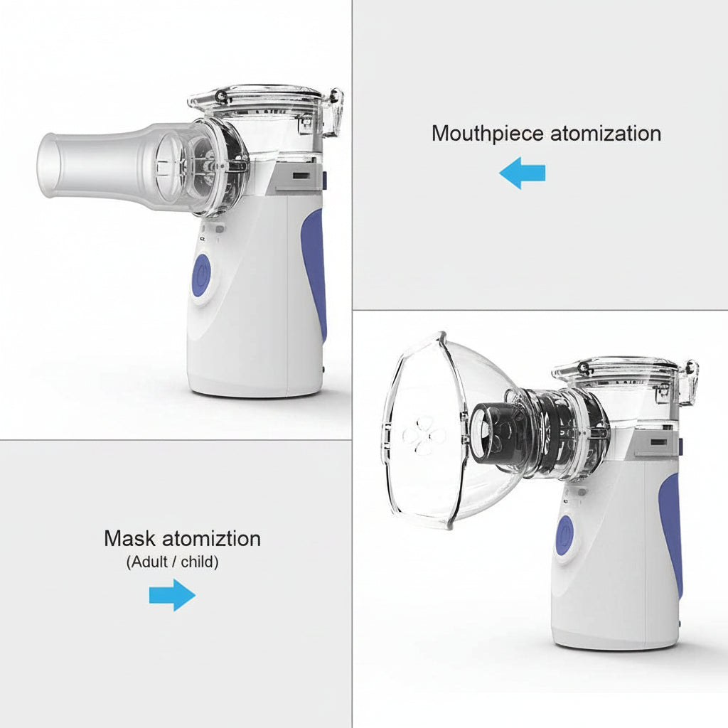 Nebulizer — Hand Sized — 🔇Silent — Medical CE Certified