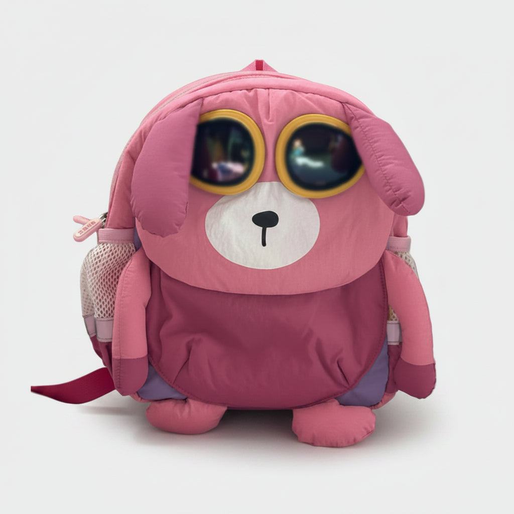 Coco Pup Kids Backpack – Pink Dog with Sunglasses