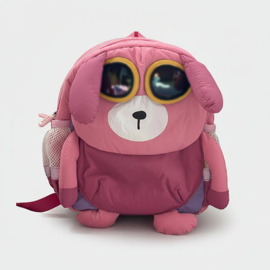 Coco Pup Kids Backpack – Pink Dog with Sunglasses