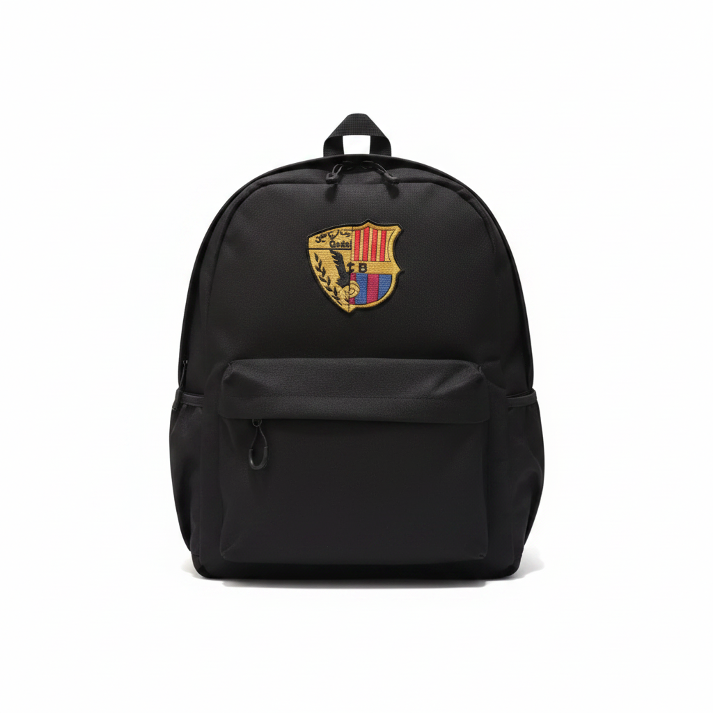 🎒 حقيبة ظهر سوداء قابلة للتخصيص - سمها ما شئت، ونحن نطرزها!