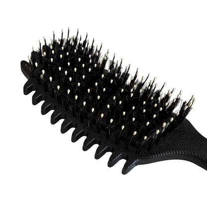 Zerra Bloom 5-in-1 Curly Hair Brush with Boar Bristles