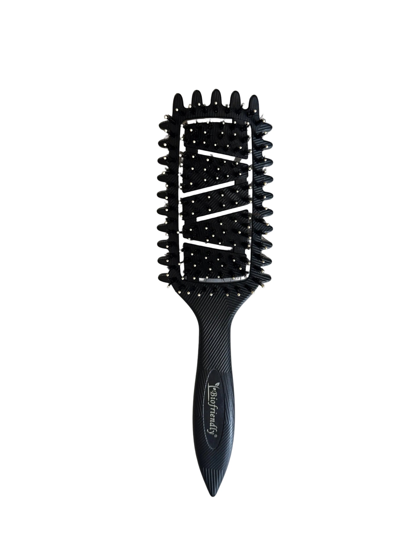 Zerra Bloom 5-in-1 Curly Hair Brush with Boar Bristles