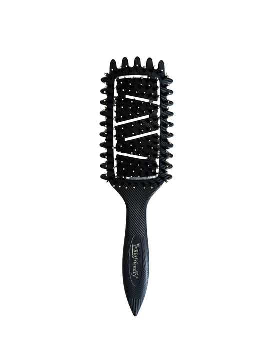 Zerra Bloom 5-in-1 Curly Hair Brush with Boar Bristles