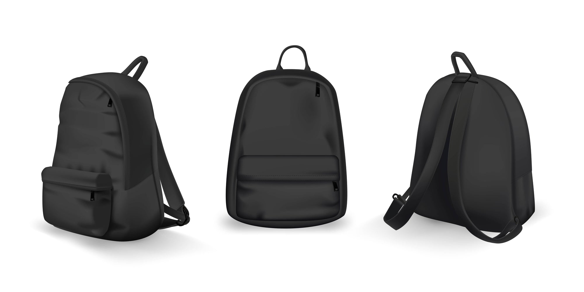 🎒 Customizable Black Backpack – You Name It, We Embroider It!