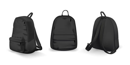 🎒 Customizable Black Backpack – You Name It, We Embroider It!