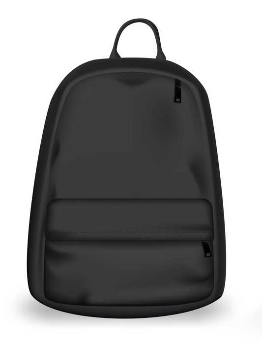 🎒 Customizable Black Backpack – You Name It, We Embroider It!