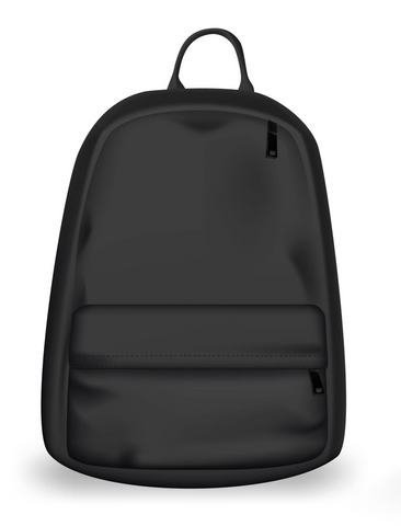 🎒 Customizable Black Backpack – You Name It, We Embroider It!