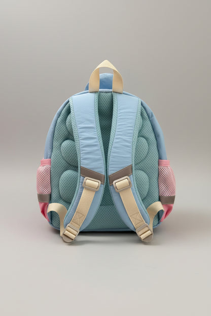 Buddy Bear Kids Backpack – Blue Cartoon Character