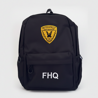 🎒 حقيبة ظهر سوداء قابلة للتخصيص - سمها ما شئت، ونحن نطرزها!