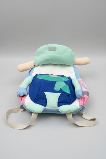 Buddy Bear Kids Backpack – Blue Cartoon Character