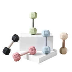 🍼 5-Piece Silicone Baby Dumbbell Teether Set – BPA-Free | Montessori-Inspired