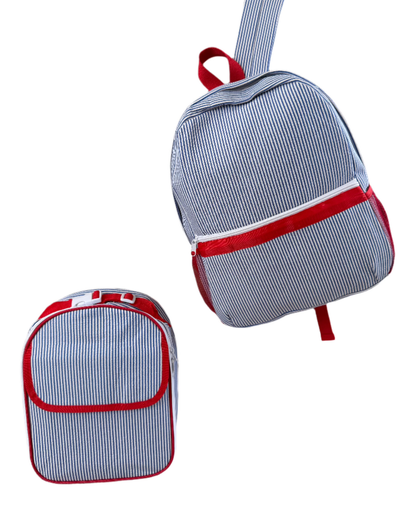 🎒 Stripie Backpack + Lunch Bag Set