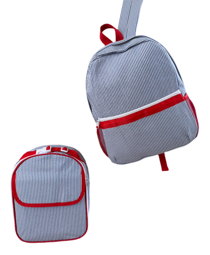 🎒 Stripie Backpack + Lunch Bag Set