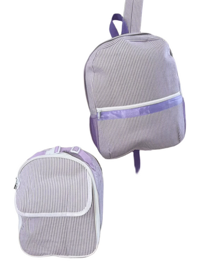 🎒 Stripie Backpack + Lunch Bag Set