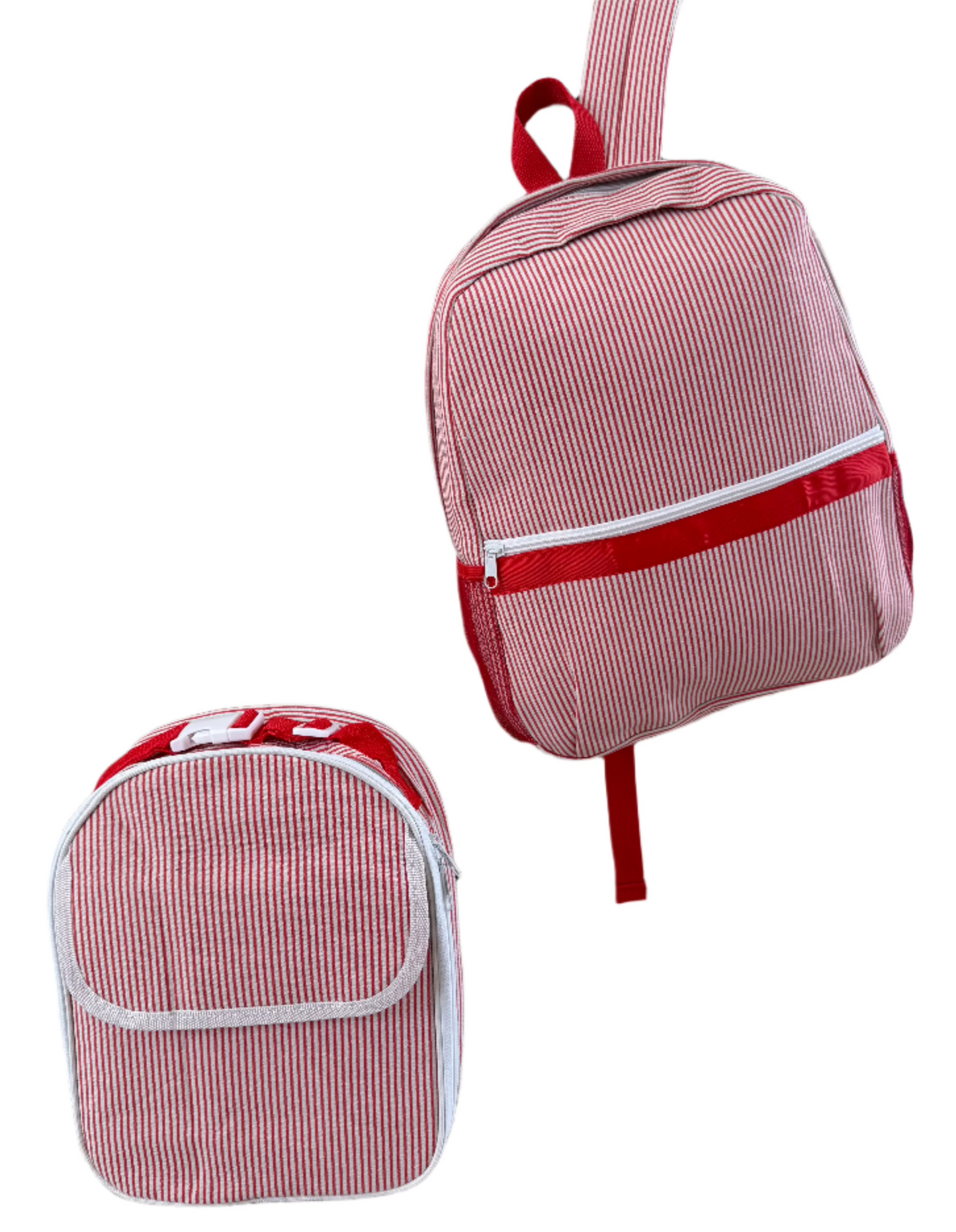 🎒 Stripie Backpack + Lunch Bag Set