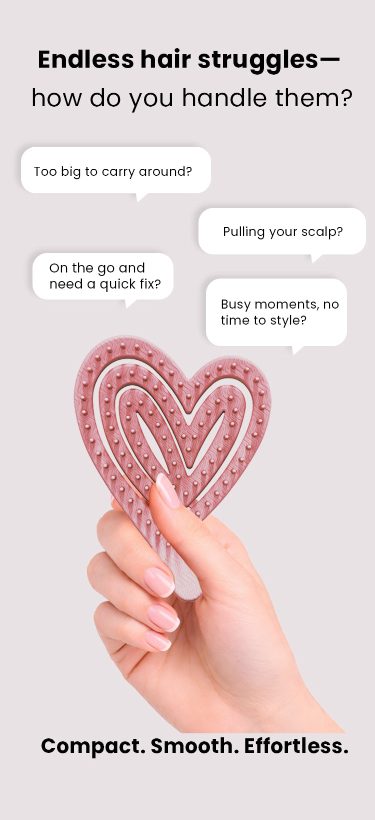 💗 Sweet Love Ultimate Key Chain Detangler (Mini)