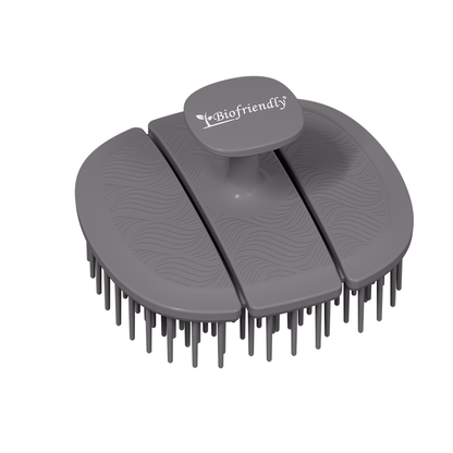 Triple-Fold TPEE Elastic Shampoo Brush