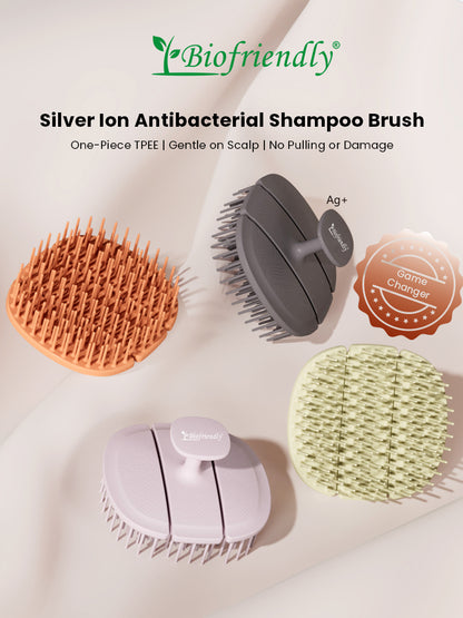 Triple-Fold TPEE Elastic Shampoo Brush