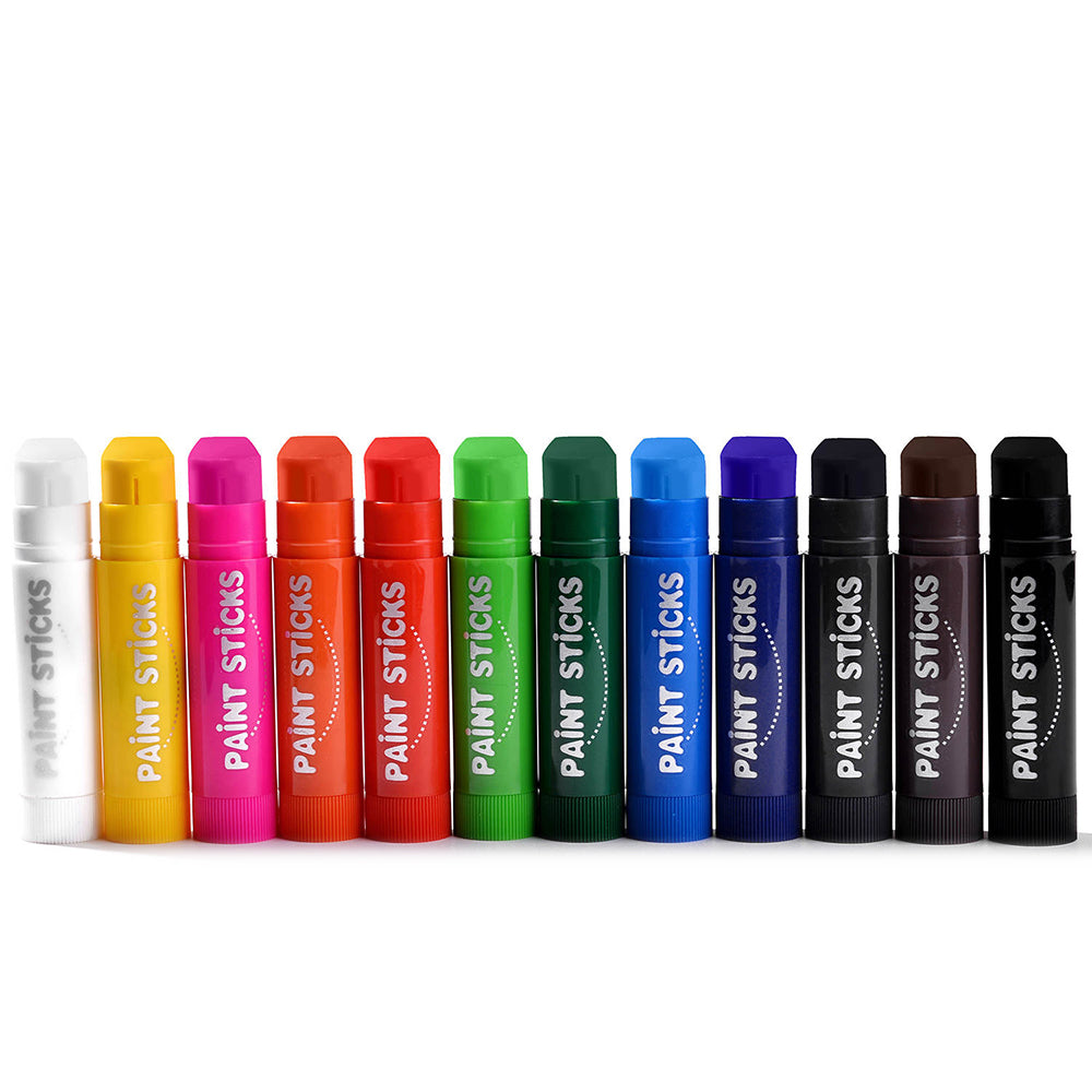 🎨 Paint Sticks – Set of 12 | Non-Toxic & Safe