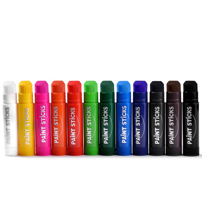 🎨 Paint Sticks – Set of 12 | Non-Toxic & Safe