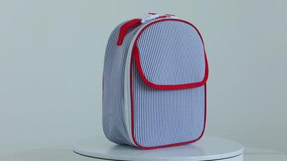 🎒 Stripie Backpack + Lunch Bag Set